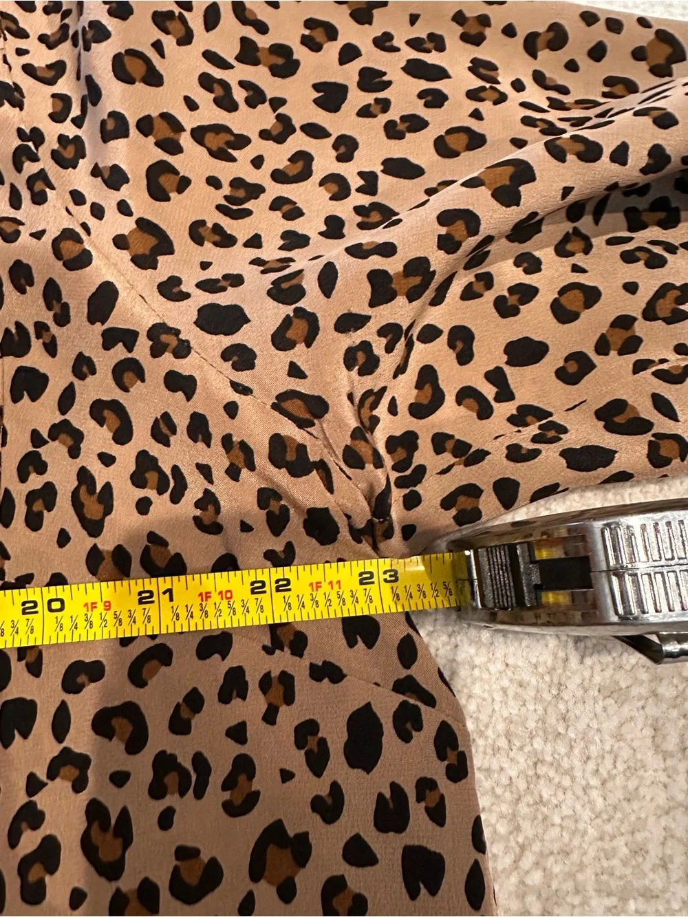 J. Crew Leopard Print Silk Blouse